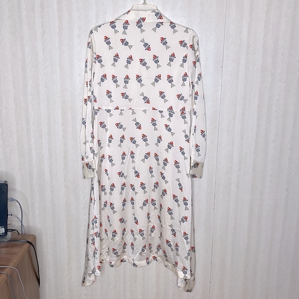 ❤️ 🆕 EACH WAY Fish Dress Size M - Picture 3 of 4